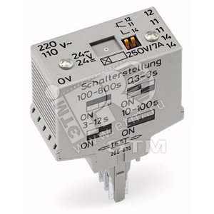 Модуль с многодиапазонным реле времени