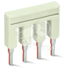 Перемычка гребень 4 контакта  (25 шт/уп)  | 2002-404 | wago