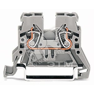 Клемма 2.5 серая | 870-901 | WAGO