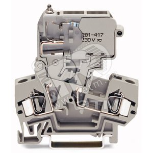 Клемма с размыкателем и держателем