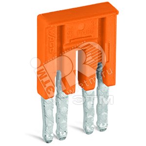 Перемычка 2-конт. 30 А оранж. | 282-432 | WAGO