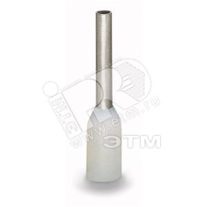 Наконечник НШВИ 0,5 мм2 L=13,5 белый 216-201