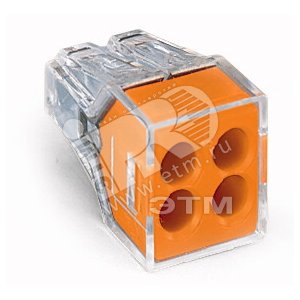 Клемма 4-проводная 0.75-2.5мм.кв (773-164) - Wago