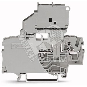 Клемма 2-пров. с разм и предохр.(50шт) WAGO (2002-1611)