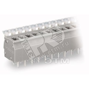 Колодка клеммная для печатных плат 2-контактная (255-402)