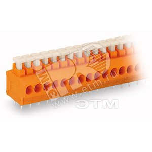 Колодка клеммная 1-проводная модульная