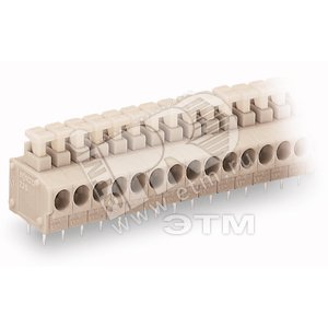 Колодка клеммная 1-проводная для печатных плат