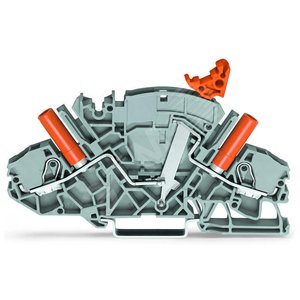 Клемма 2х проводн 0,5-6мм2 разделит и измерительная с тест.штекерами WAGO - Wago