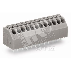 Колодка клеммная 1-проводная для печатных плат