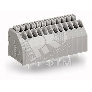 Колодка клеммная 1-проводная для печатных плат