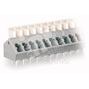 Клемма на печатную плату 2-полюсная оранжевая