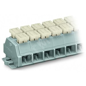 Колодка клеммная 4-х проводная 2.5мм2 CAGE CLAMP
