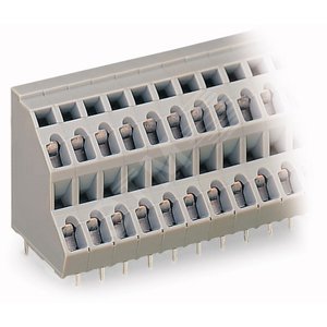 Полоса клеммная двухуровневая на плату (736-203)