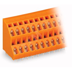 Полоса клеммная двухуровневая на плату (736-415)