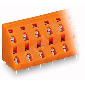 Полоса клеммная двухуровневая на плату (736-806)