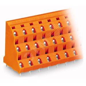 Полоса клеммная трехуровневая на плату (737-806)