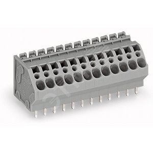 51139146 BARR BORNE CI 4MM2 8 P/PAS 5MM/BLEU (745-108/000-006) - Wago