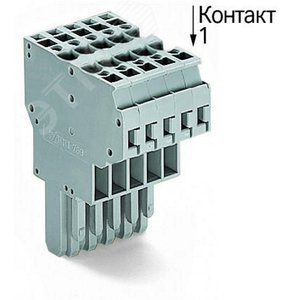 2-проводный пружинный зажим - Wago