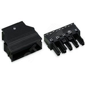 Разъем с корпусом разгрузки натяжения 5-пол.