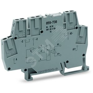 OPTOK.6MM 5/24VDC 5A 2-LEITER (859-738) - Wago