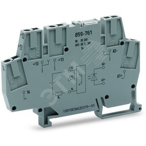 OPTOK. 6MM 24/3-30VDC 3A 2LEITER (859-761) - Wago