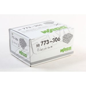 Клемма для коробок 6х2.5мм (50шт) - Wago