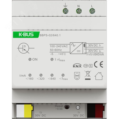 Блок питания шины KNX 640 мА New - GVS