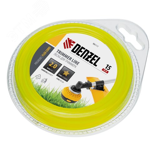 Леска для триммера звезда 2 мм х 15 м,  блистер FLEX CORD - Matrix
