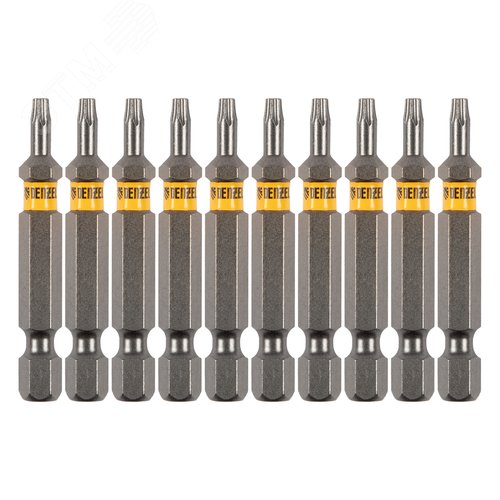 Набор бит TORX 10х50, сталь S2, шестигранный профиль, 10 шт. - Matrix