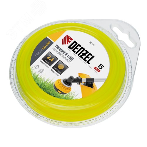 Леска для триммера круглая 2,4 мм х 15 м, блистер FLEX CORD - Matrix