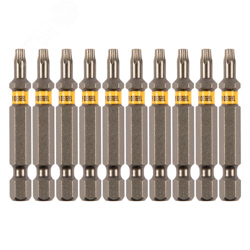 Набор бит TORX 15х50, сталь S2, шестигранный профиль, 10 шт. - Matrix