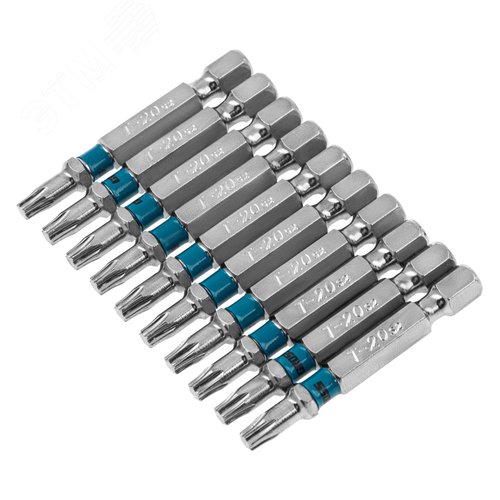 Набор бит TORX 20х50, сталь S2, 10 шт. - Matrix