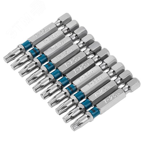 Набор бит TORX 25х50, сталь S2, 10 шт. - Matrix