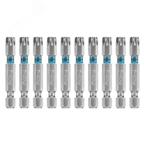Набор бит TORX 40х50, сталь S2, 10 шт. - Matrix