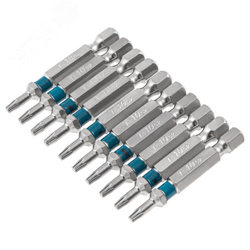 Набор бит TORX 10х50, сталь S2, 10 шт. - Matrix