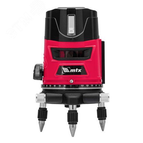 Лазерный уровень CRL-30R, 30 м, красный луч, батарейки, резьба 5/8 - Matrix