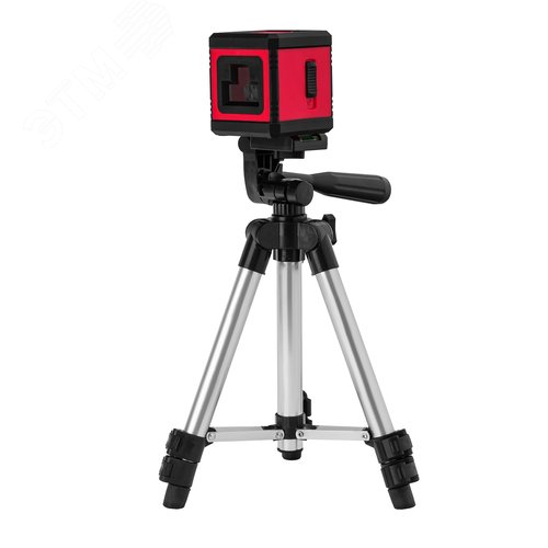 Лазерный уровень XQB RED Pro SET, 10 м, красный луч, батарейки, штатив - Matrix