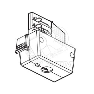 Скоба SKB-12-3 белая крепления ш/провода Nordic Aluminium (SKB-12-3) - Nordic Aluminium