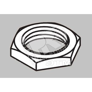 NOA GAM-10-9 (10x1) гайка          part (GAM-10-9) - Nordic Aluminium