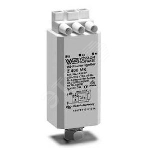 Импульсное зажигающее устройство ИЗУ-35-400вт/220в Z400 MK-Power (Z 400 MK VS-Power 142897) - VOSSLOH SCHWABE
