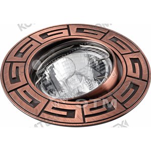 Светильник ИВО-50w 12в,GU5.3,повор.сост.медь      Comtech (ANTIC 51118) - КОМТЕХ