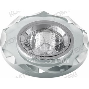 Светильник ИВО-50w 12в GU5.3 хром/зеркальное стекло (APUS 51460) - КОМТЕХ