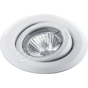 Светильник ИВО-35w 12в,GU4,повор.бел.Comtech (CARINA 35101) - КОМТЕХ