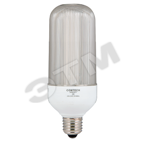 Лампа КЛЛ 25/840 E27 D60x170 цилиндр Comtech (CE T CL 25/840 E27) - КОМТЕХ