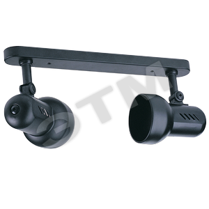 Светильник CORVO 2х60w,R63,Е27,на планке,черн.Comtech (634002) - КОМТЕХ
