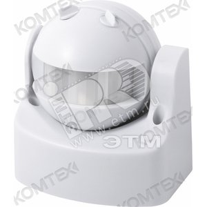 Датчик ИК наст.1200w,180°,12м.IP44,бел.Комтех (ДД-ИК 301) - КОМТЕХ