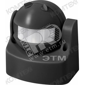 Датчик ИК наст.1200w,180°,12м.IP44,чер.Комтех (ДД-ИК 302) - КОМТЕХ