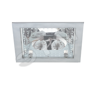 Светильник DORADO 2x26 G24q3 downlight квадр.м.   хром Comtech (2263212) - КОМТЕХ