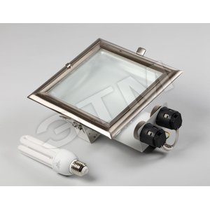 Светильник DORADO 2x26 G24q3 downlight квадратный никель (2263106) - КОМТЕХ
