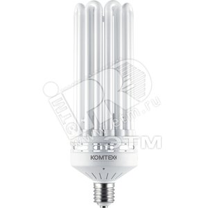 Лампа КЛЛ 200/840 E40 D127x360 8U Комтех (КЛЛ-8У-200-840-E40) - КОМТЕХ